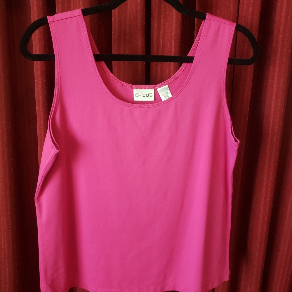Chico tank top, shell size 12